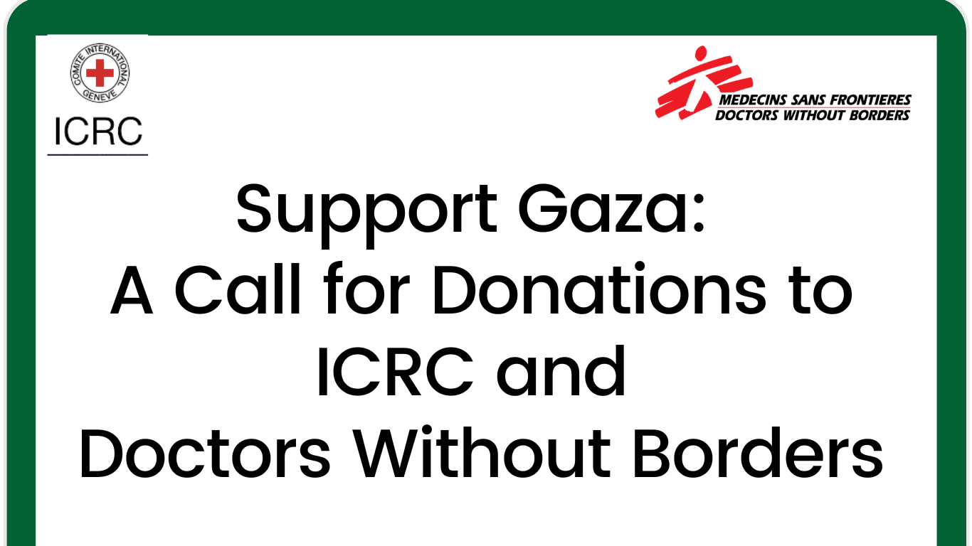 support gaza banner